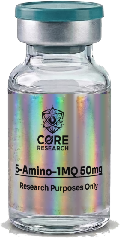 5-Amino-1MQ 50mg vial with Core Research label, research use only