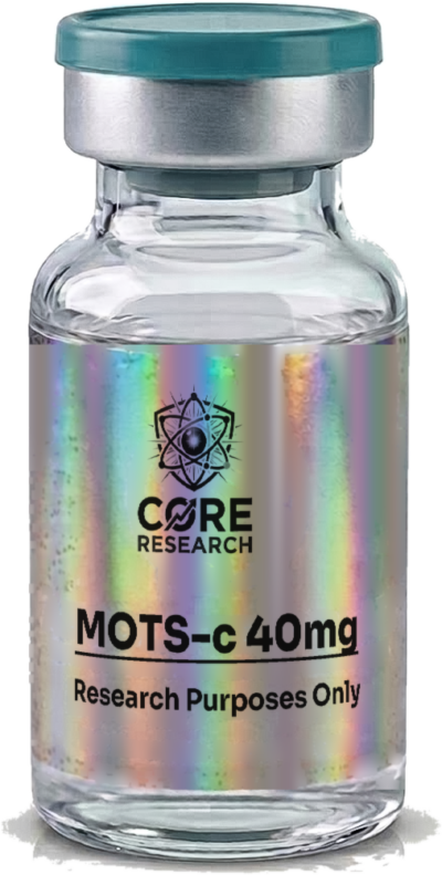 MOTS-c 40mg Pen vial with Core Research label, research use only