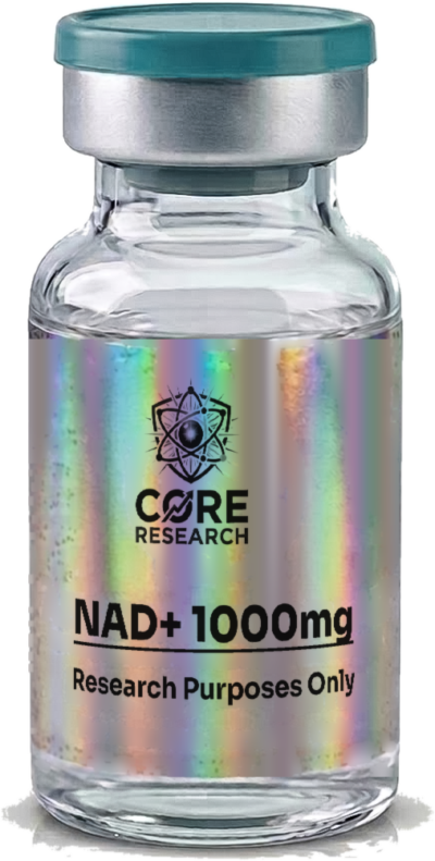 NAD+ Refill 1000mg vial with Core Research label, research use only